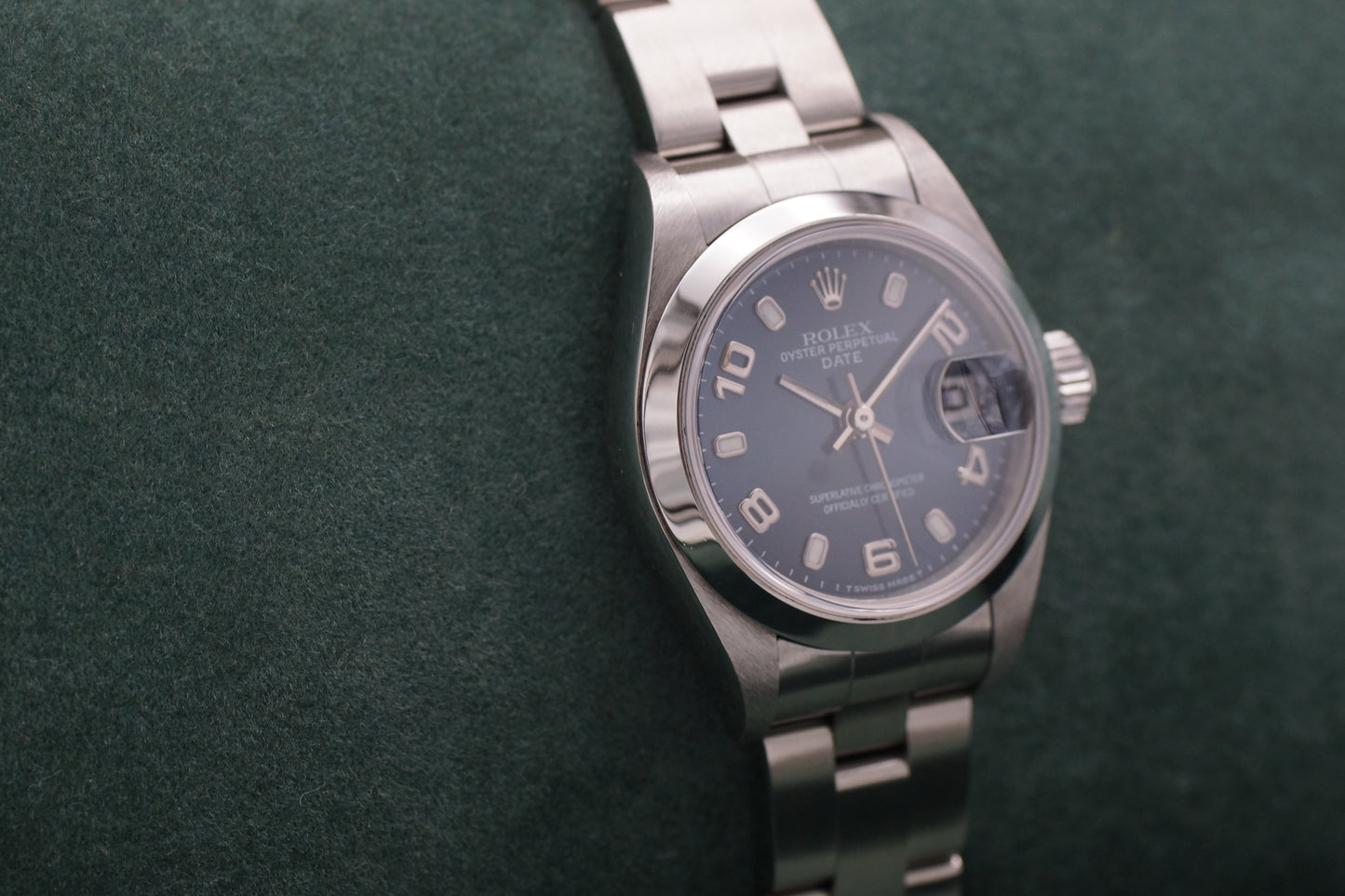 Rolex Lady Oyster Perpetual Date 26 69160 Blau Full-Set 1999