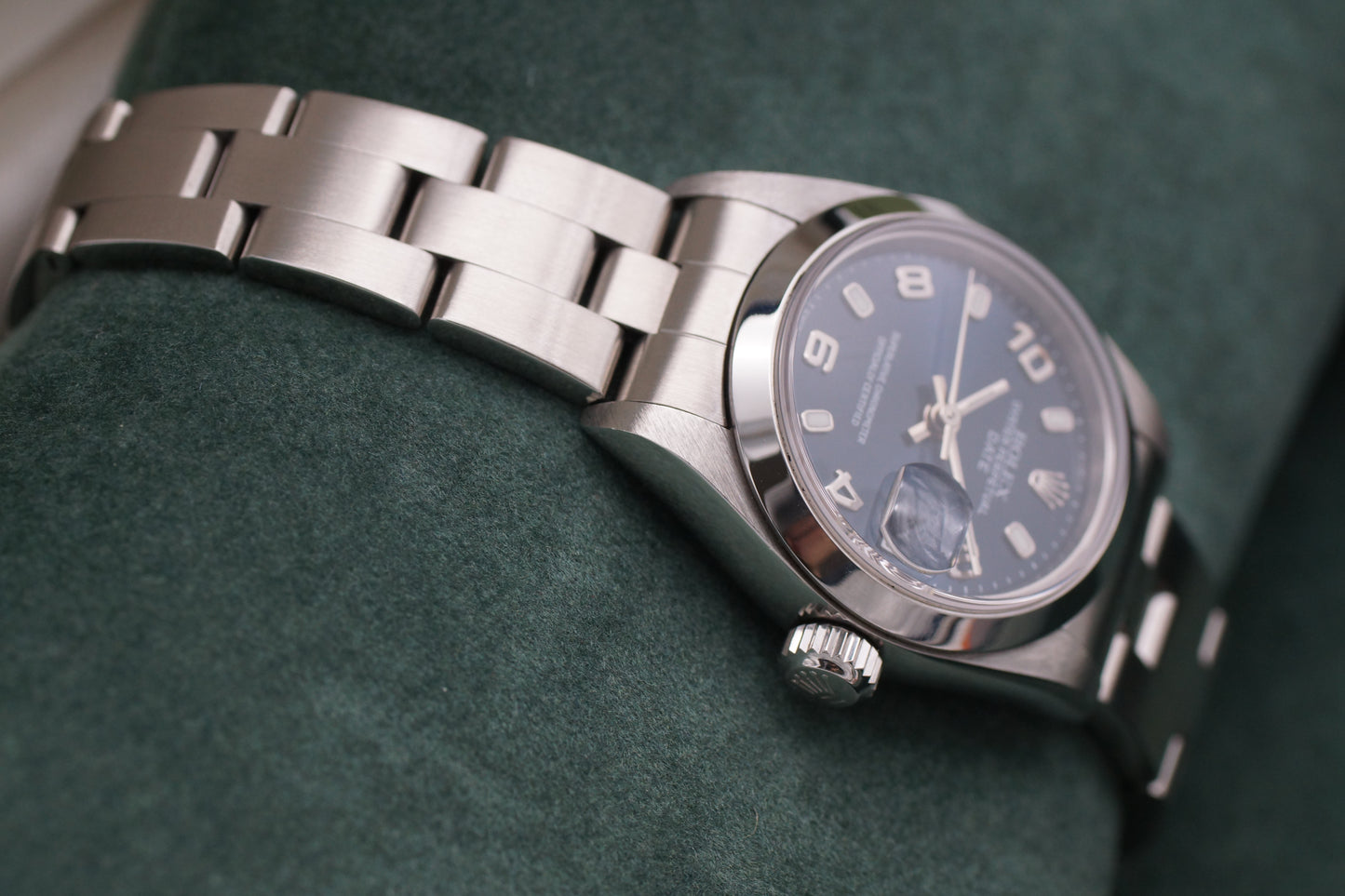 Rolex Lady Oyster Perpetual Date 26 69160 Blau Full-Set 1999