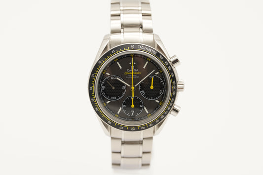 Omega Speedmaster Racing 326.30.40.50.06.001 Grau/Gelb Full-Set 2014