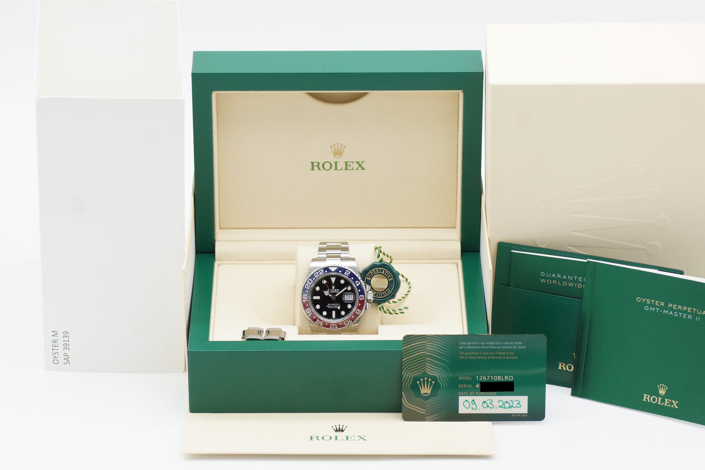 Rolex GMT-Master II Pepsi 126710BLRO Full-Set 2023