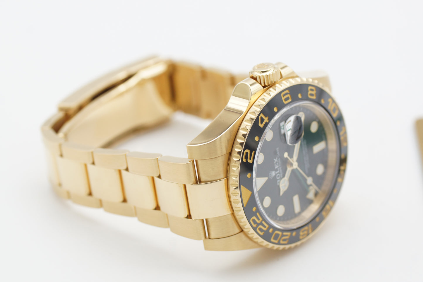 Rolex GMT-Master II 116718LN Gold Full-Set 2019 (LC100)