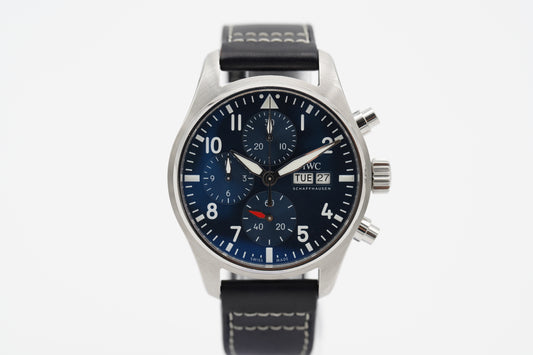 IWC Pilot Watch Chronograph IW388101 Blau Full-Set 2022