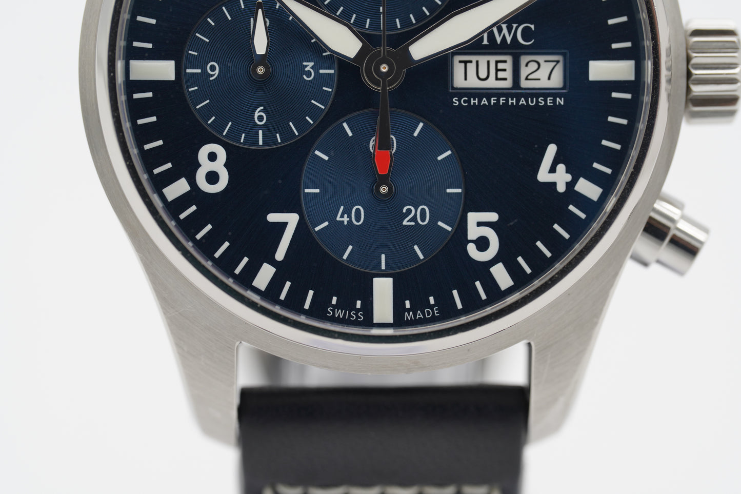 IWC Pilot Watch Chronograph IW388101 Blau Full-Set 2022