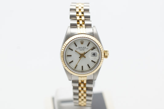 Rolex Lady-Datejust 26 Bicolor 69173 Weiß