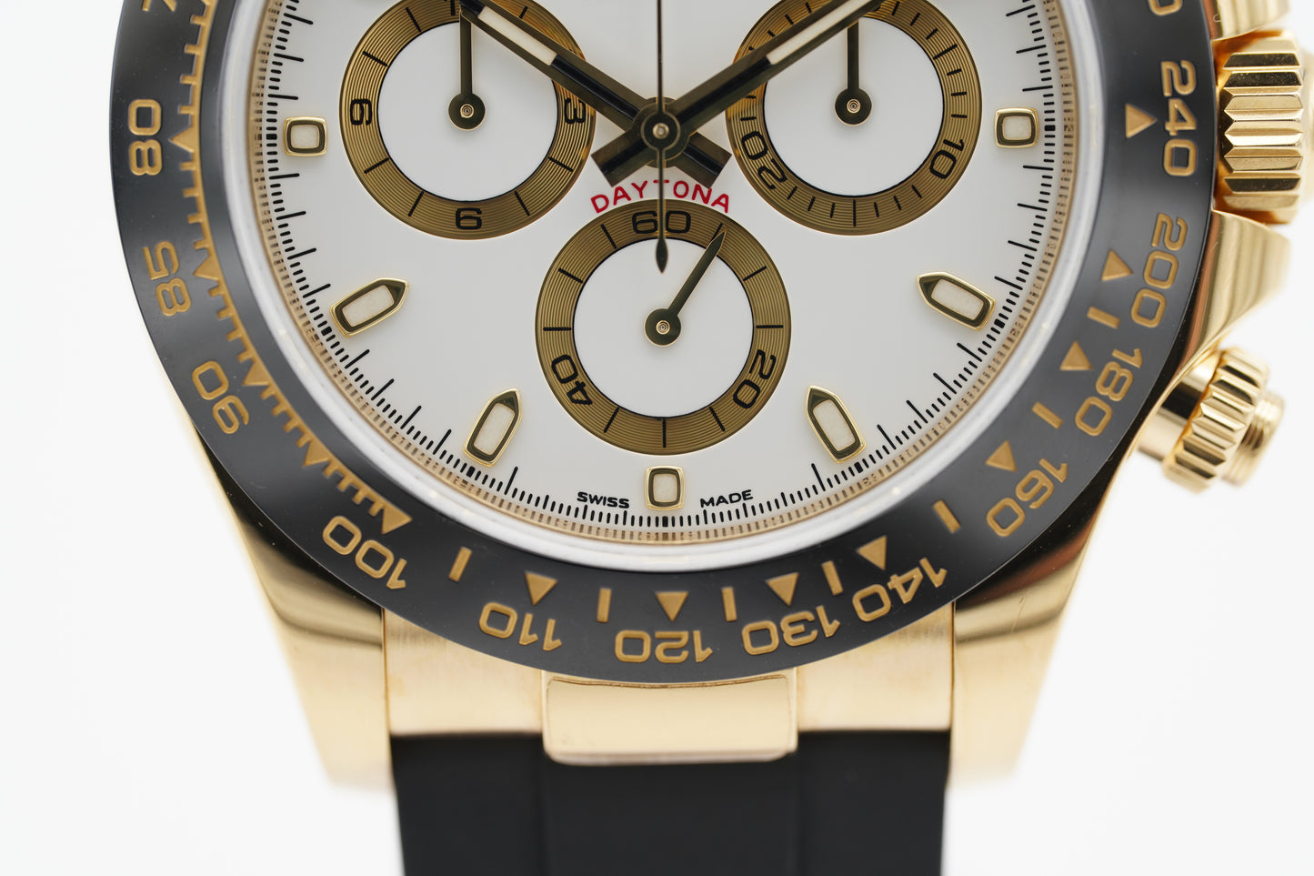 Rolex Cosmograph Daytona 116518LN Weiß Gelbgold 2022