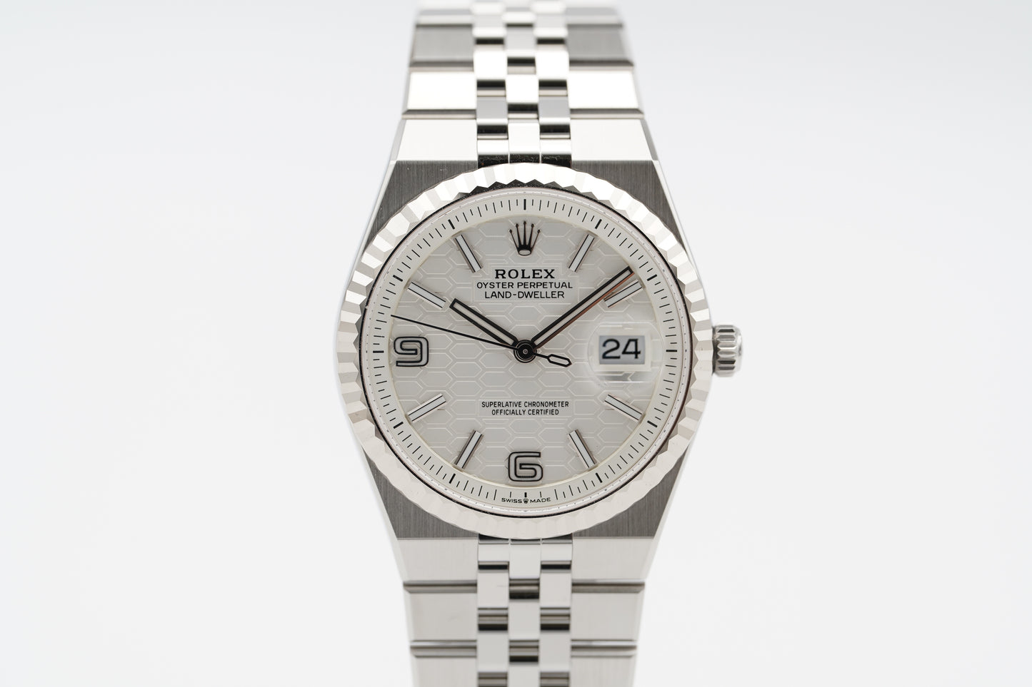 Rolex Land-Dweller 36 127234 Weiß Full-Set 2026 NEU
