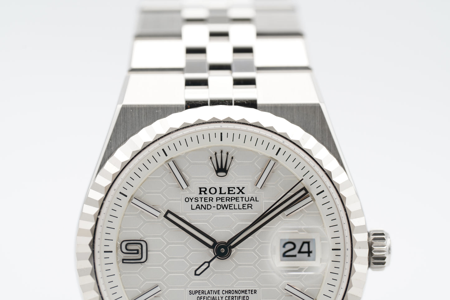 Rolex Land-Dweller 36 127234 Weiß Full-Set 2026 NEU