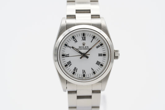 Rolex Oyster Perpetual 31 Weiß 67480 Full-Set 1996