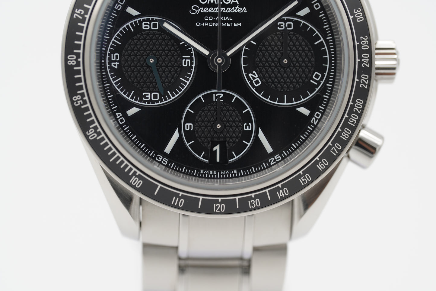 Omega Speedmaster Racing 326.30.40.50.01.001 Schwarz Full-Set 2019