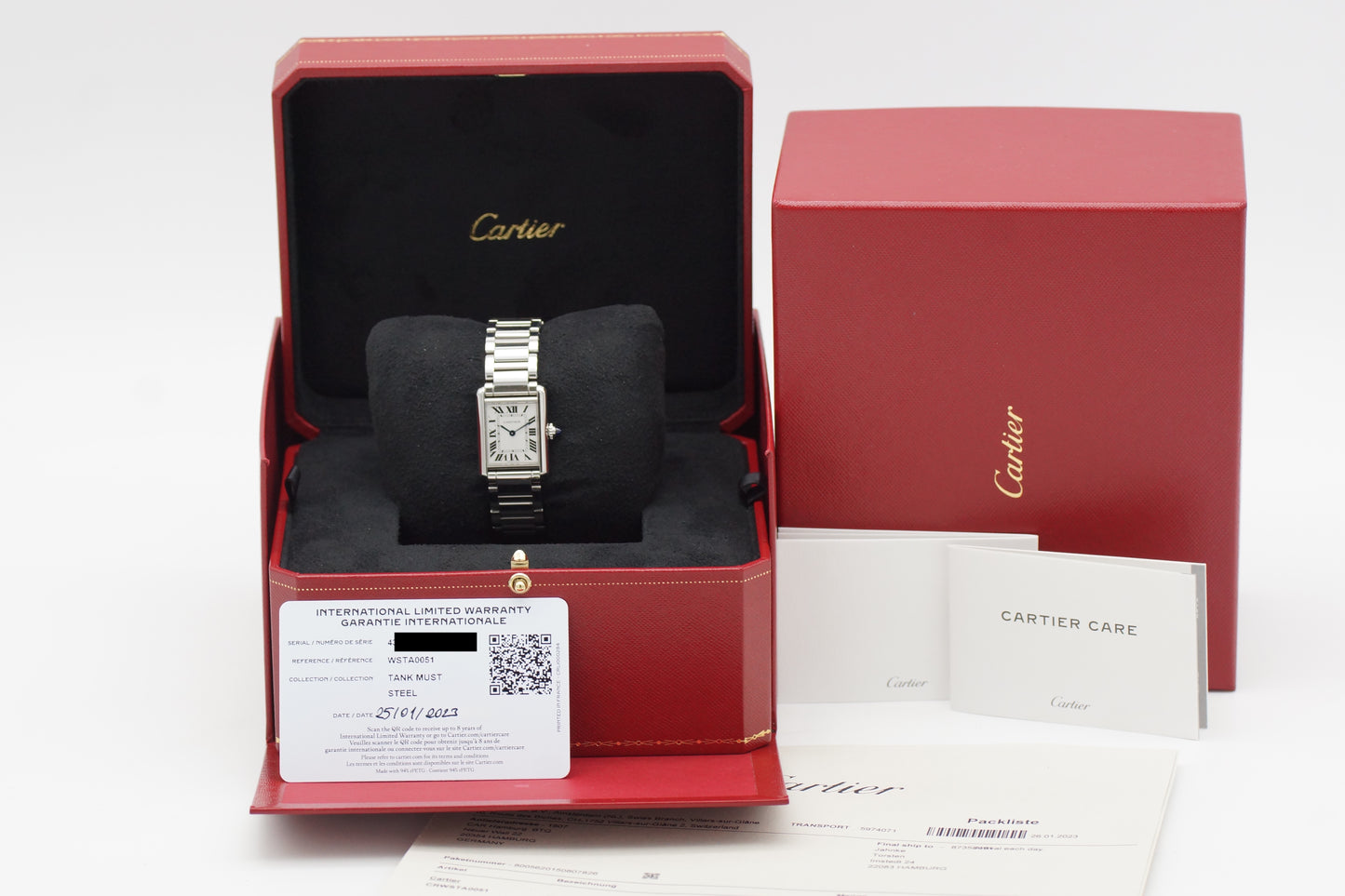 Cartier Tank Must De Cartier WSTA0051/4322 Full-Set 2023