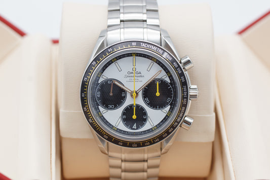 Omega Speedmaster Racing 40 mm 326.30.40.50.04.001 Weiß/Gelb 2014