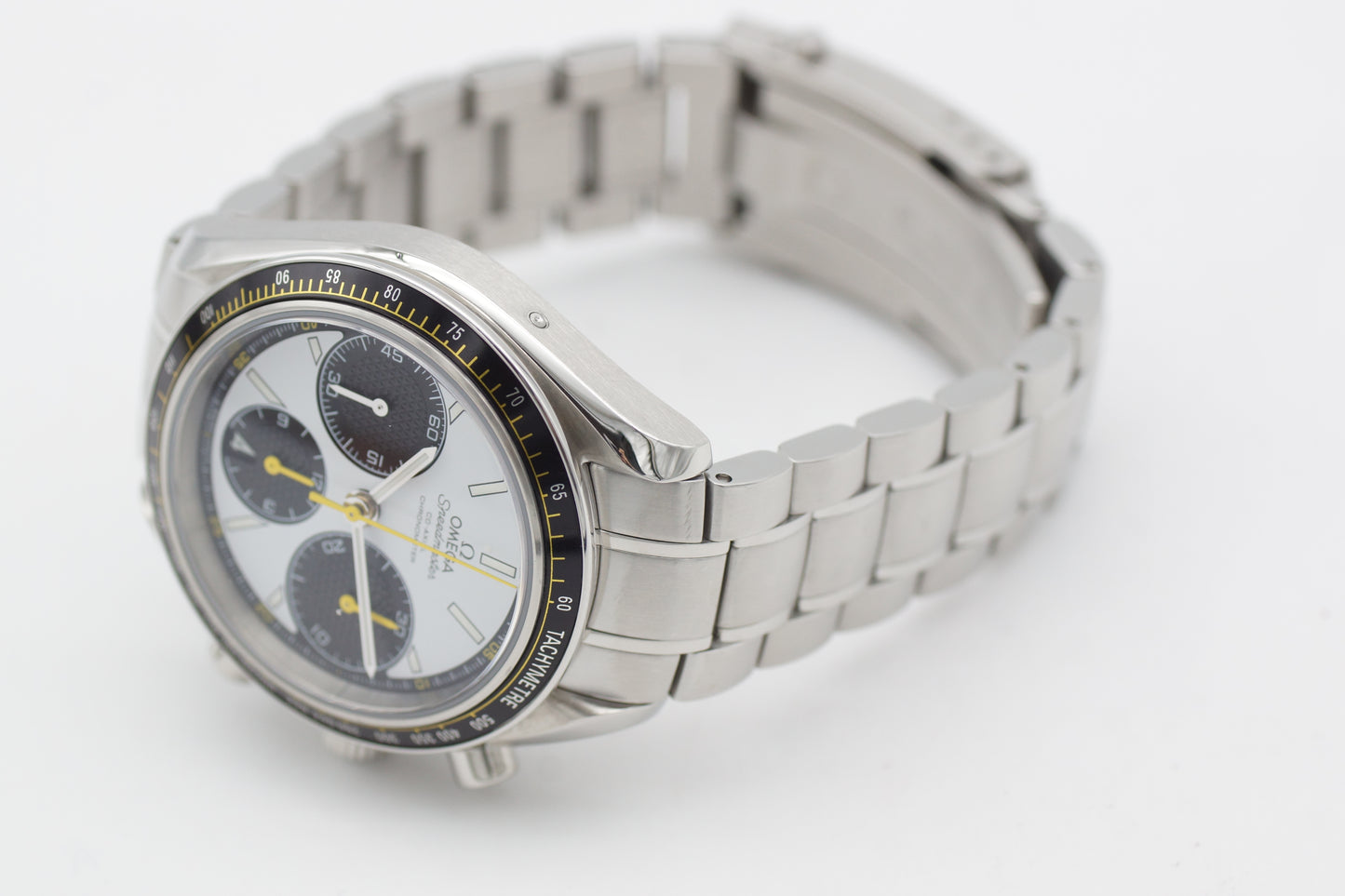 Omega Speedmaster Racing 40 mm 326.30.40.50.04.001 Weiß/Gelb 2014