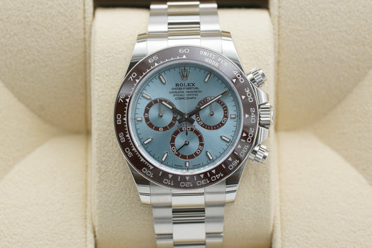 Rolex Daytona Chosmograph 126506 Platin Eisblau NEU 2026