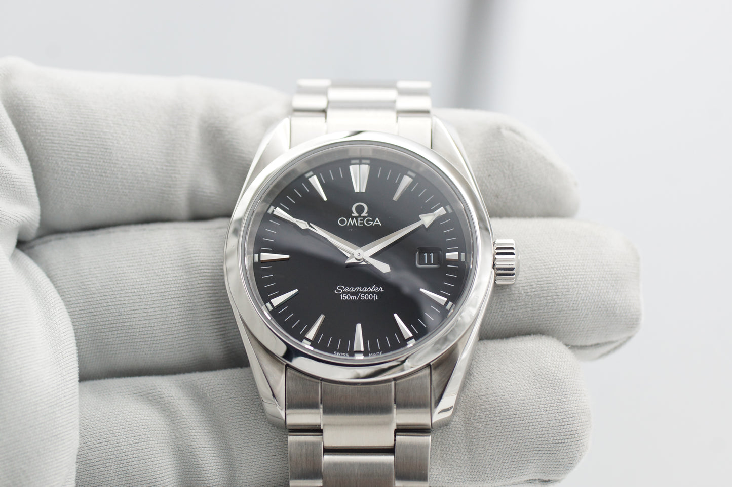 Omega Seamaster Aqua Terra 2518.50 Schwarz Full-Set 2004