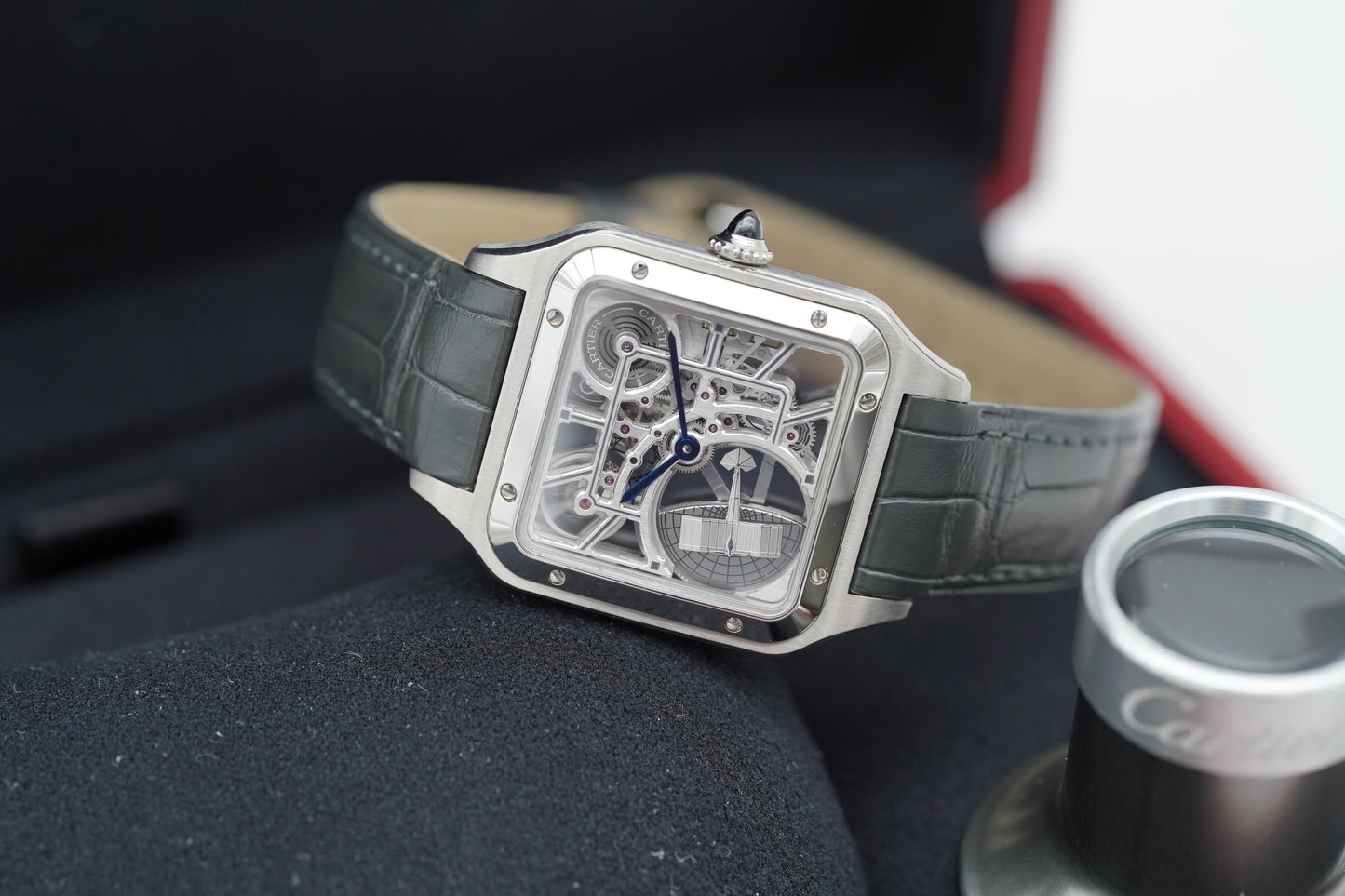 Cartier Santos Dumont Skeleton WHSA0032 Micro-Rotor Full-Set 2023