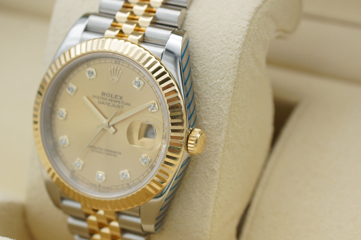 Rolex Datejust 41 Bicolor 126333 Diamant Jubilee Full-Set 2019