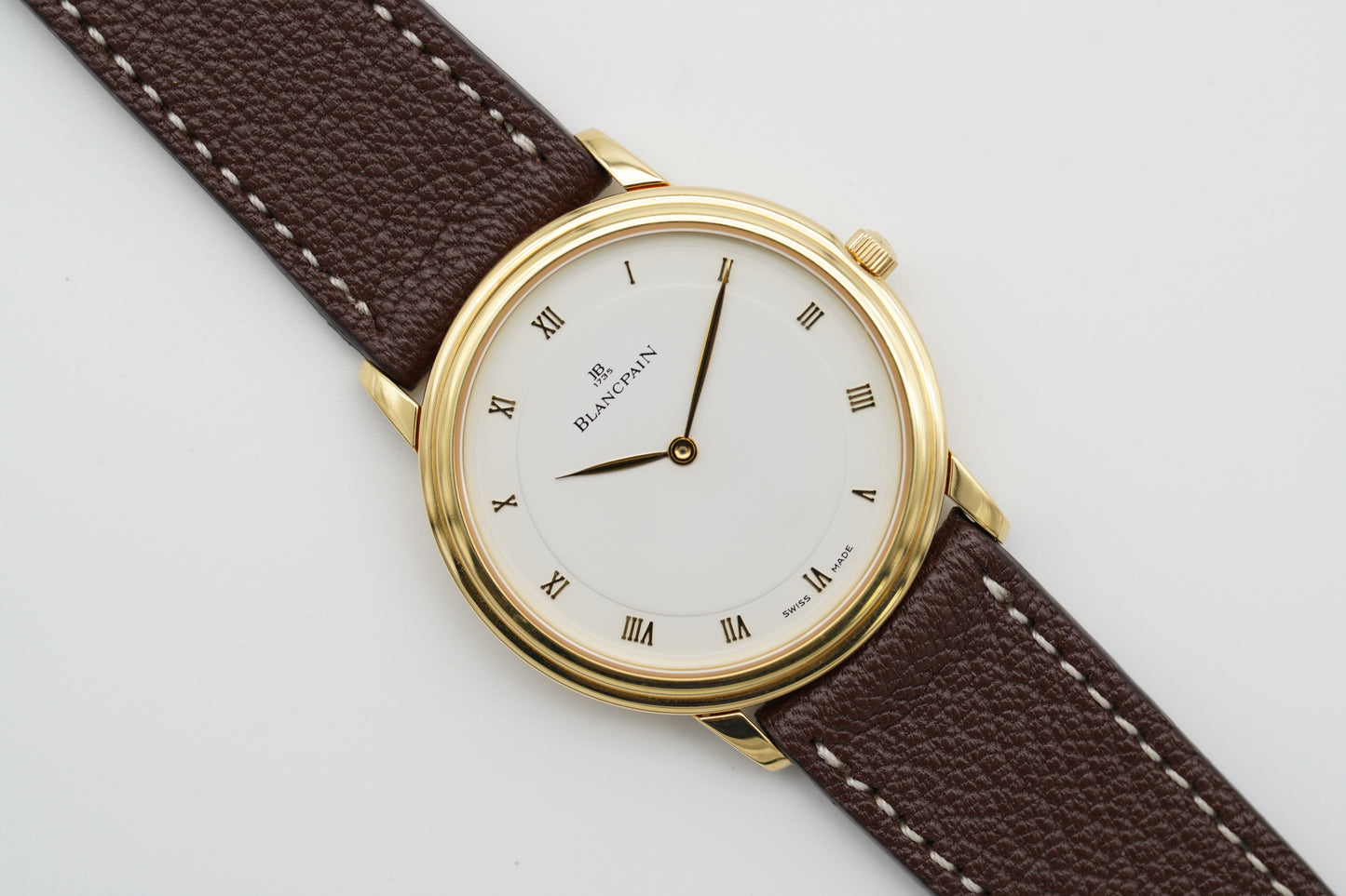 Blancpain Villeret Ultraflach 0021-1418-55 Gelbgold