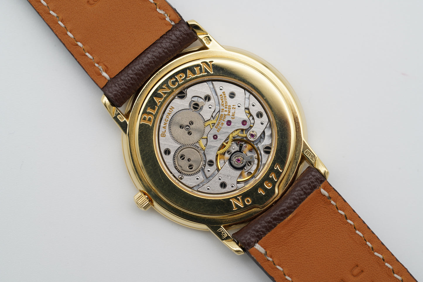 Blancpain Villeret Ultraflach 0021-1418-55 Gelbgold