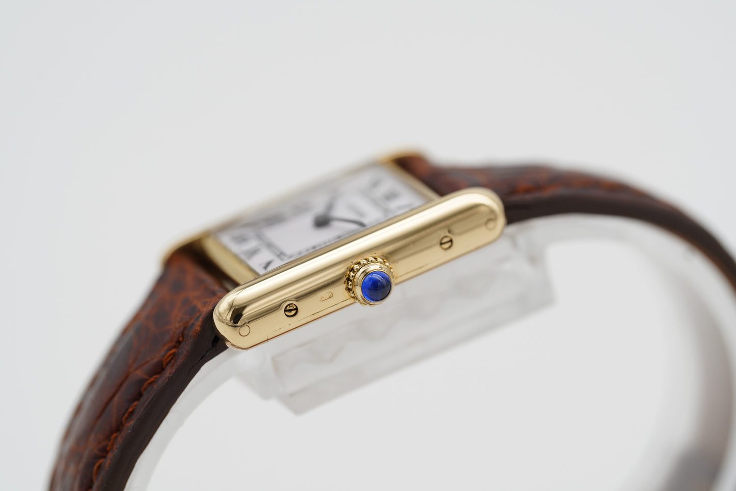 Cartier Lady Tank Louis 18k Gelbgold 78087 Damenuhr 21x28