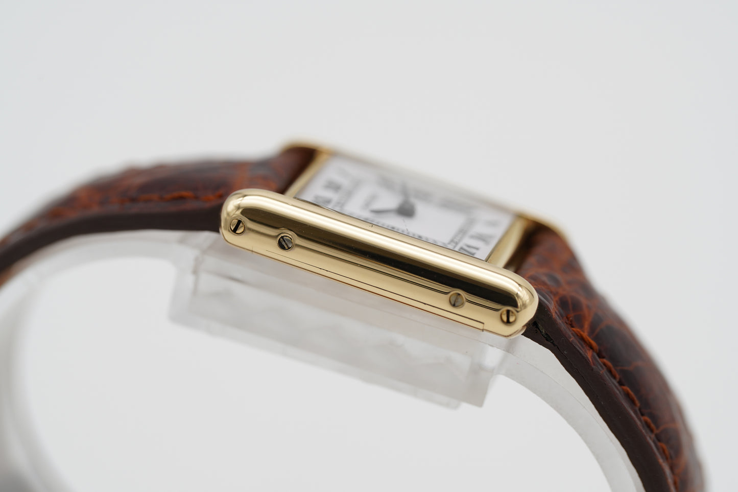 Cartier Lady Tank Louis 18k Gelbgold 78087 Damenuhr 21x28
