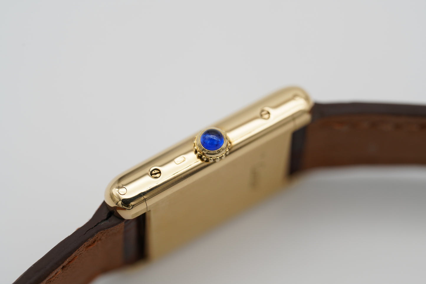 Cartier Lady Tank Louis 18k Gelbgold 78087 Damenuhr 21x28