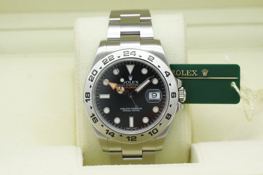 Rolex Explorer II 216570 Schwarz 42mm Full-Set 2012 (LC100)
