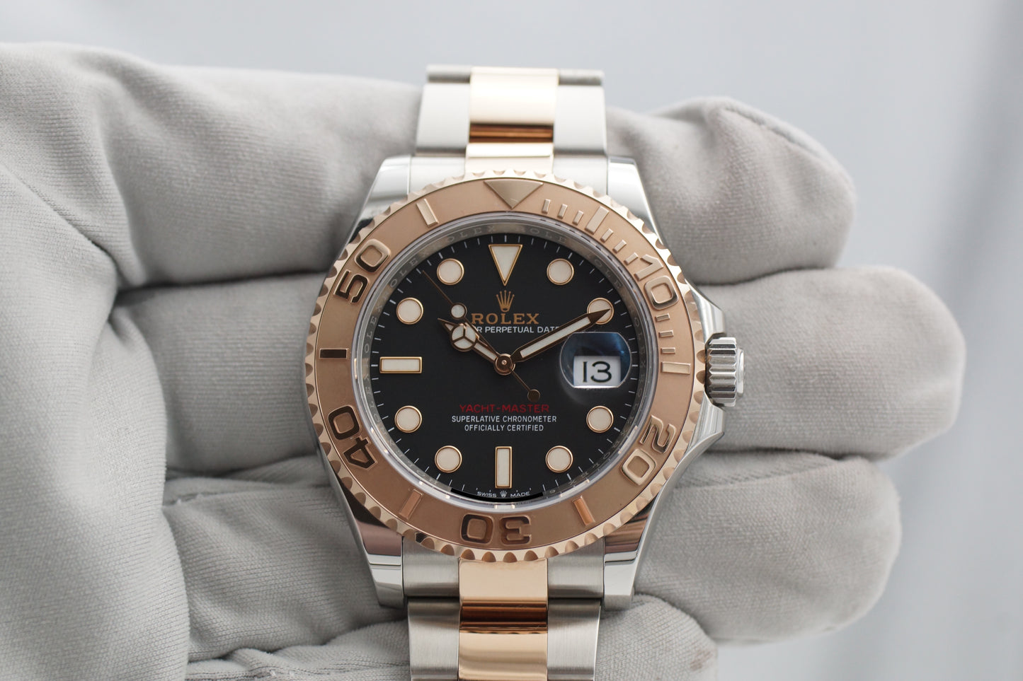 Rolex Yacht-Master 40 126621 Stahl/Roségold Rhodium Full-Set 2022 (Kopie)