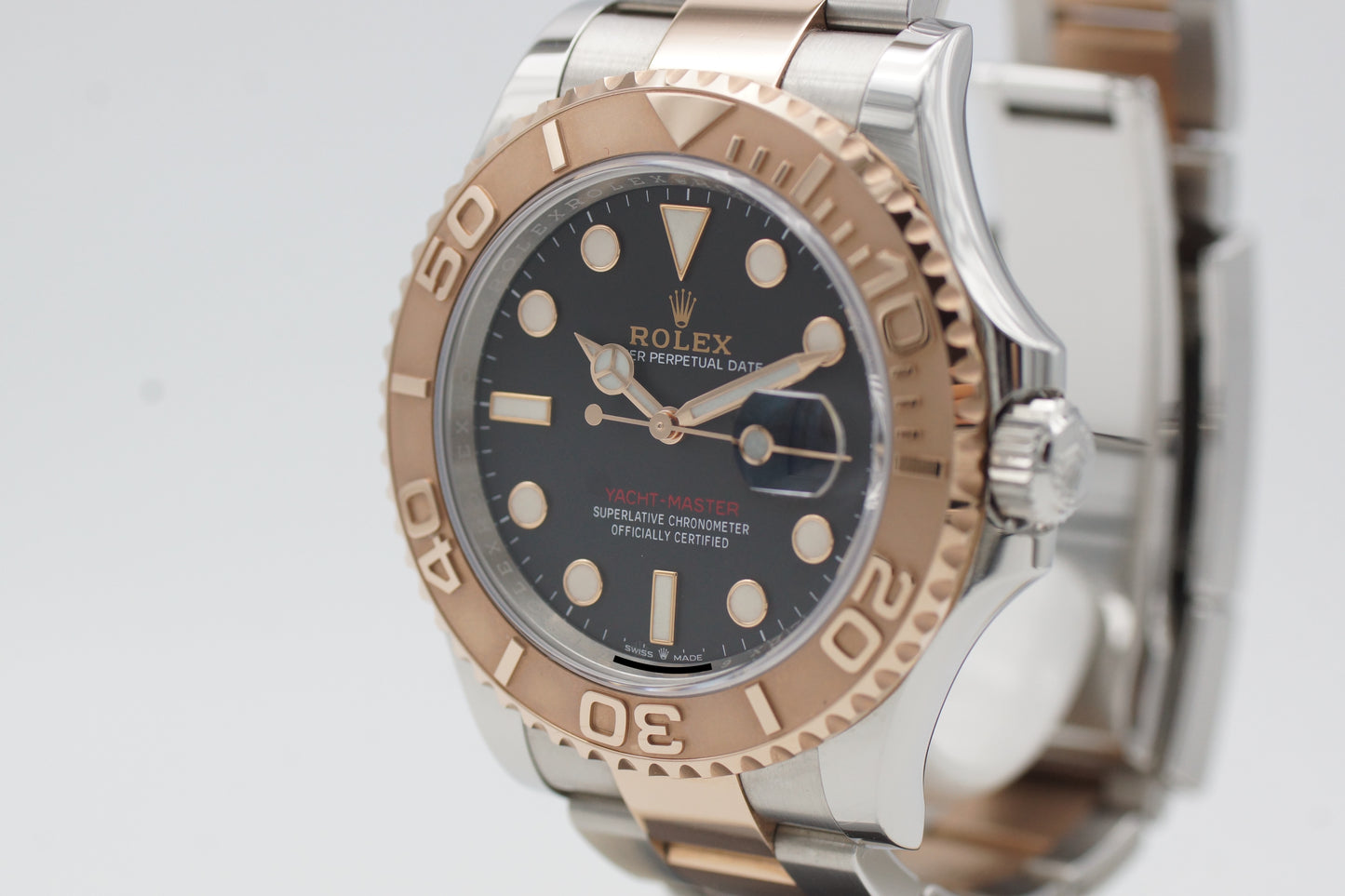 Rolex Yacht-Master 40 126621 Stahl/Roségold Rhodium Full-Set 2022 (Kopie)