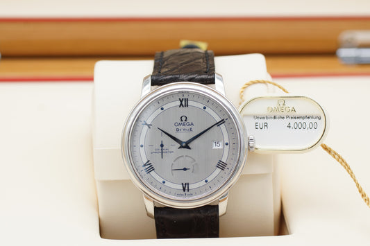 Omega De Ville Prestige 424.13.40.21.02.003 Grau Full-Set 2018