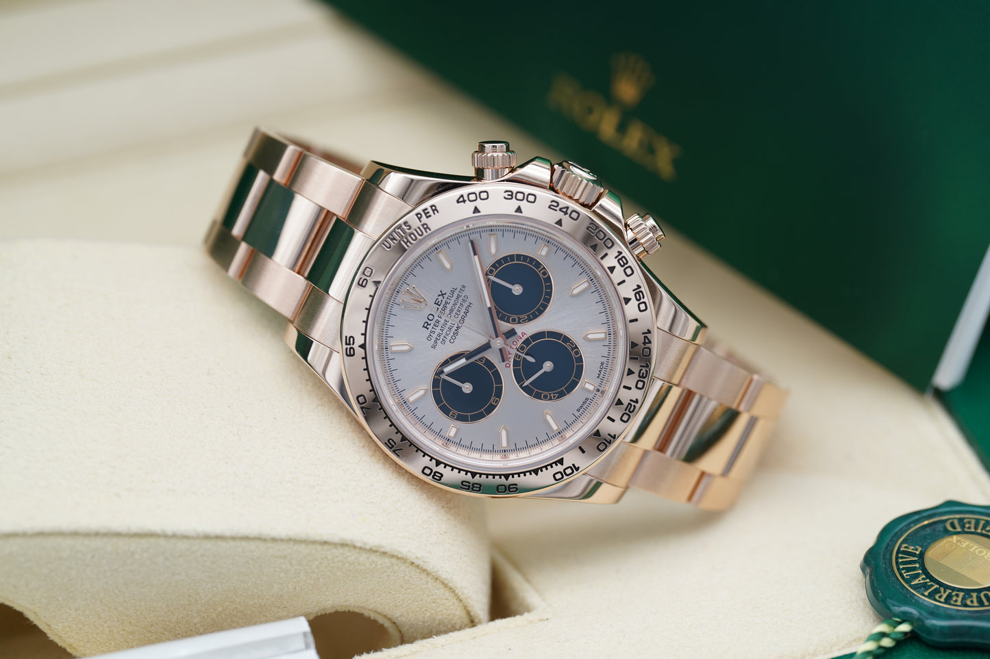 Rolex Cosmograph Daytona 126505 Roségold Sundust 2024 inkl. Wempe RE