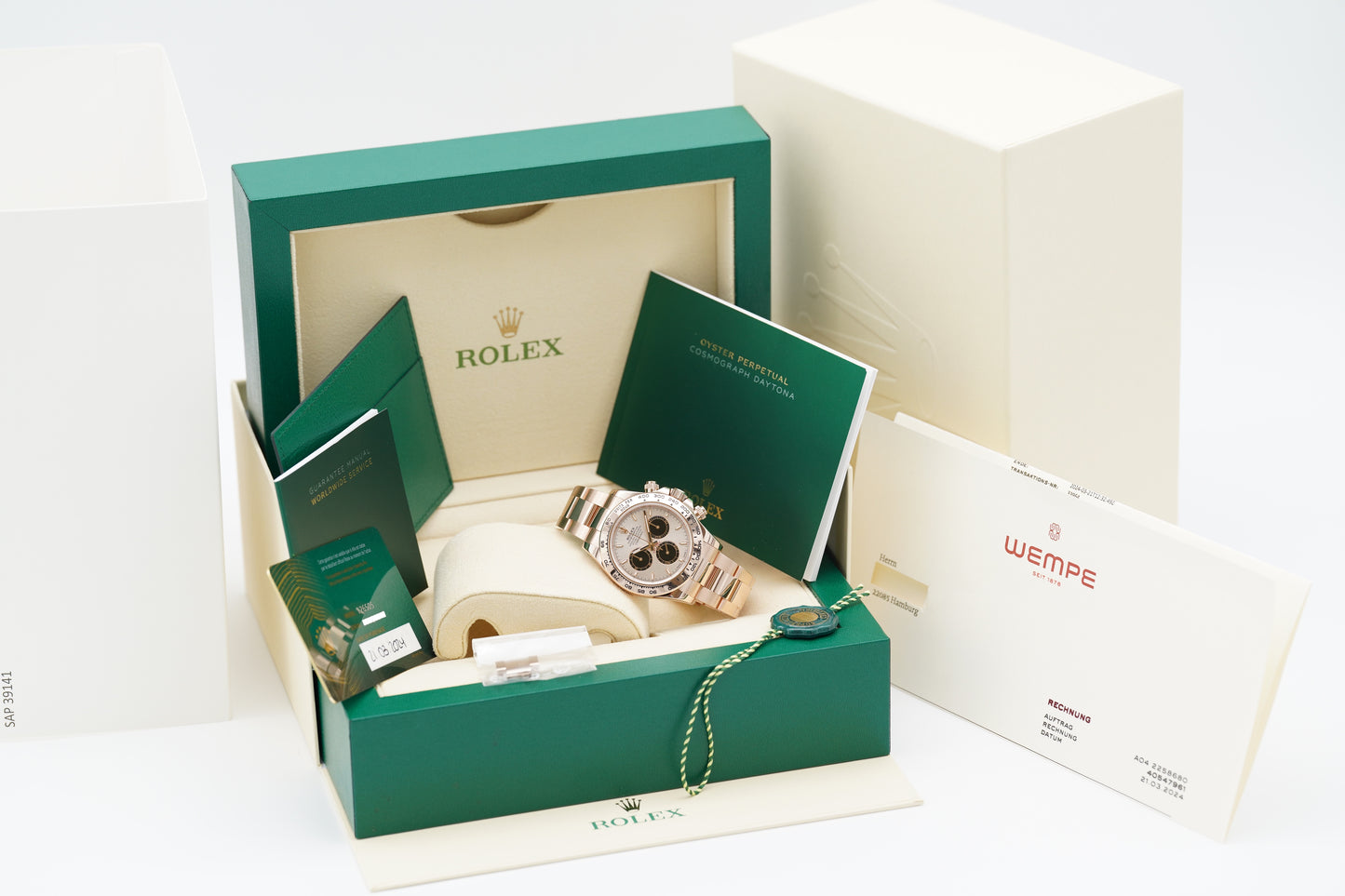 Rolex Cosmograph Daytona 126505 Roségold Sundust 2024 Wempe RE