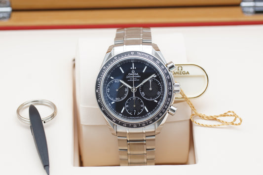 Omega Speedmaster Racing 326.30.40.50.01.001 Schwarz Full-Set 06/2025 NEU