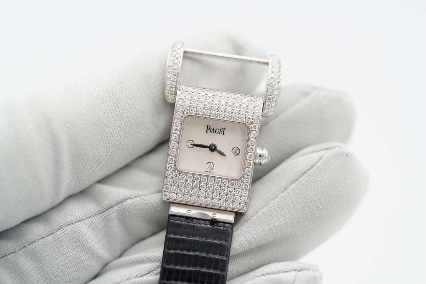 Piaget Miss Protocole Diamant 5225 Perlmutt 18k Weißgold