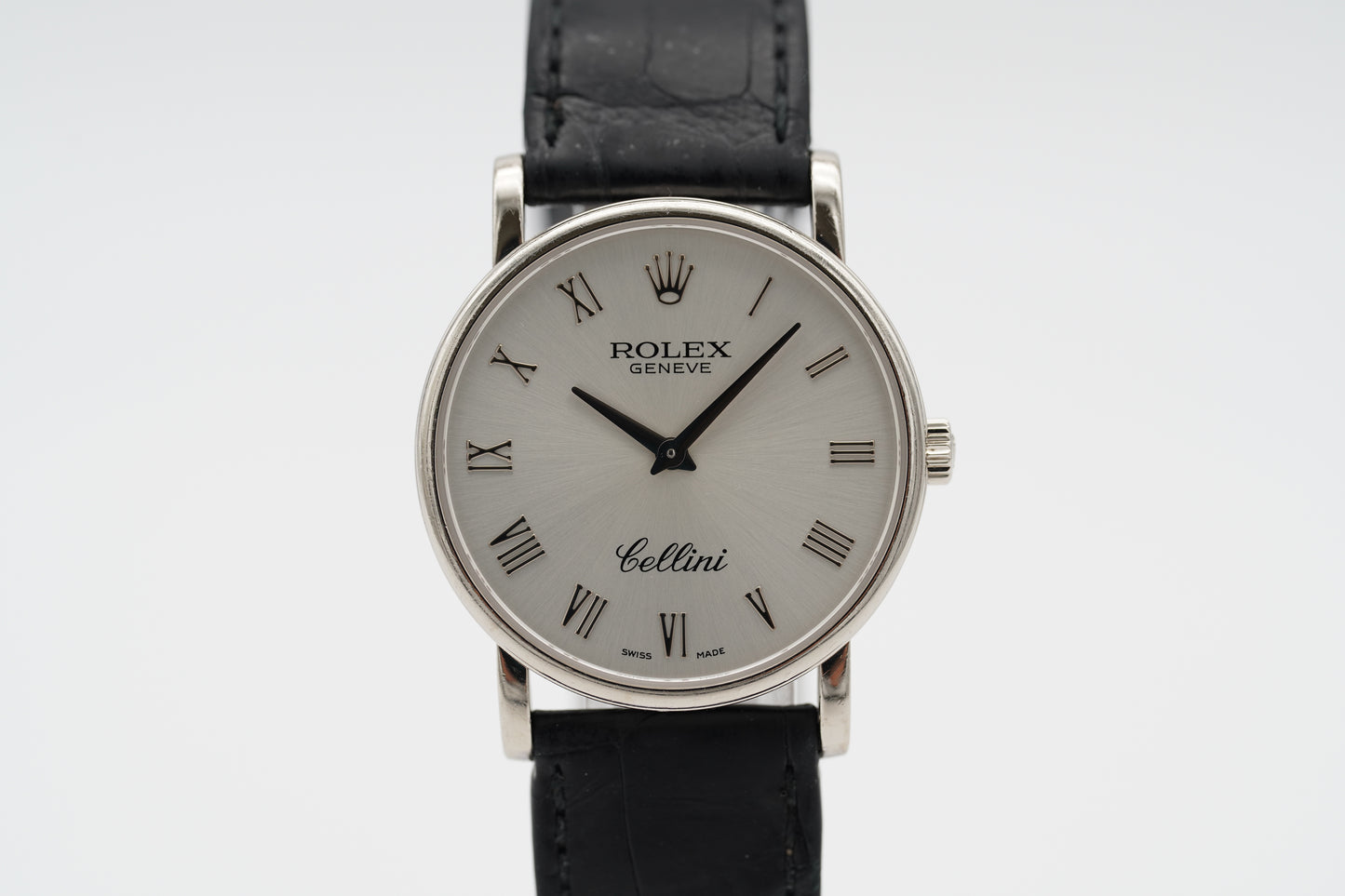 Rolex Cellini Classic 5115/9 18k Weißgold Papiere 2007 RSC Service 2025