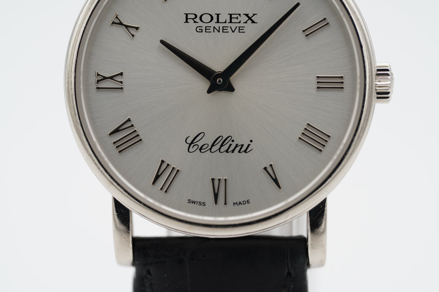 Rolex Cellini Classic 5115/9 18k Weißgold Papiere 2007 RSC Service 2025