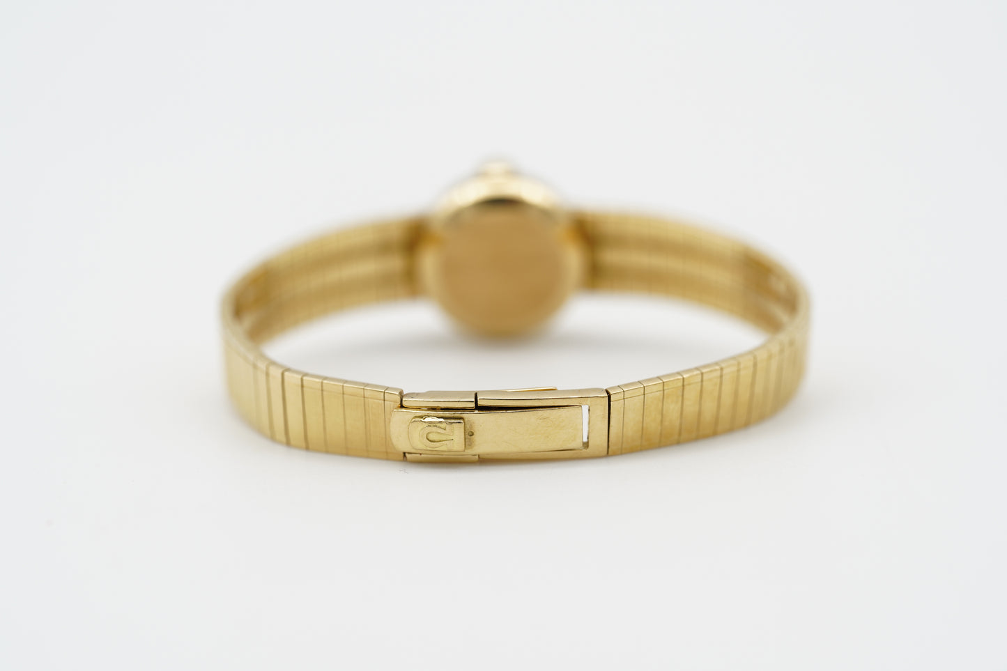 Omega Ladymatic 18k Gelbgold Damenuhr inkl. Box 35g