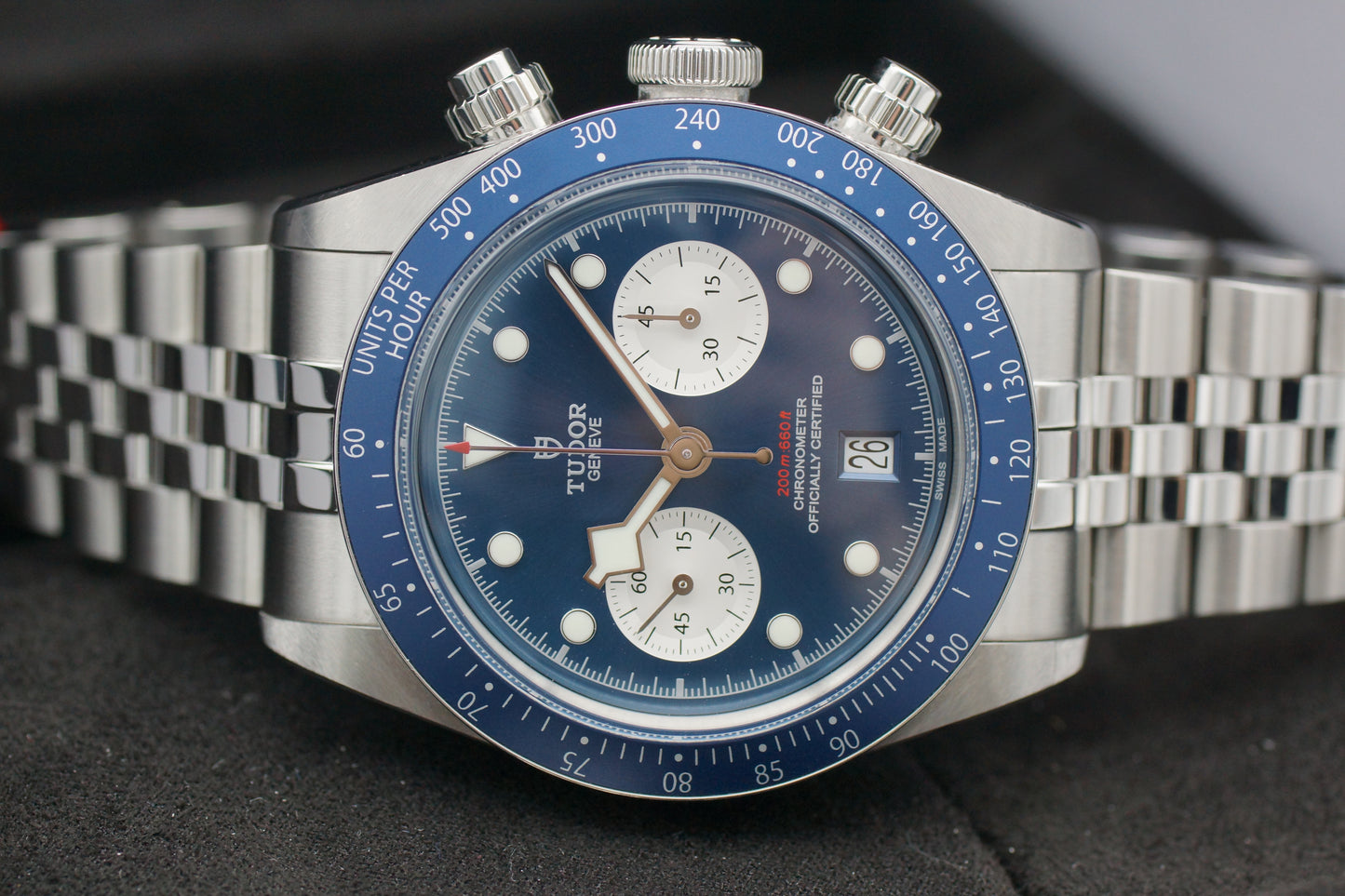 Tudor Black Bay Chrono 79360B Blau Full-Set 2025