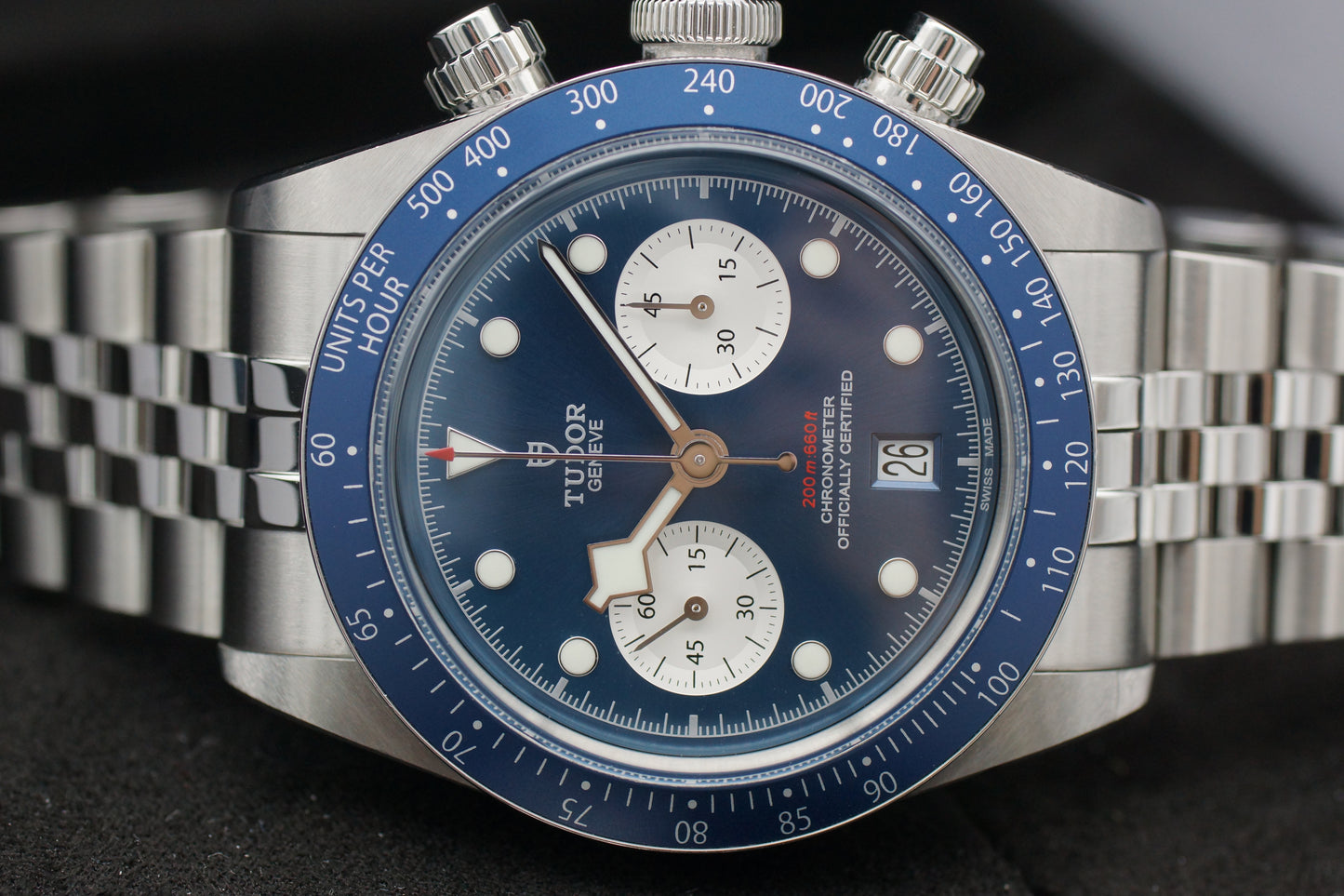 Tudor Black Bay Chrono 79360B Blau Full-Set 2025