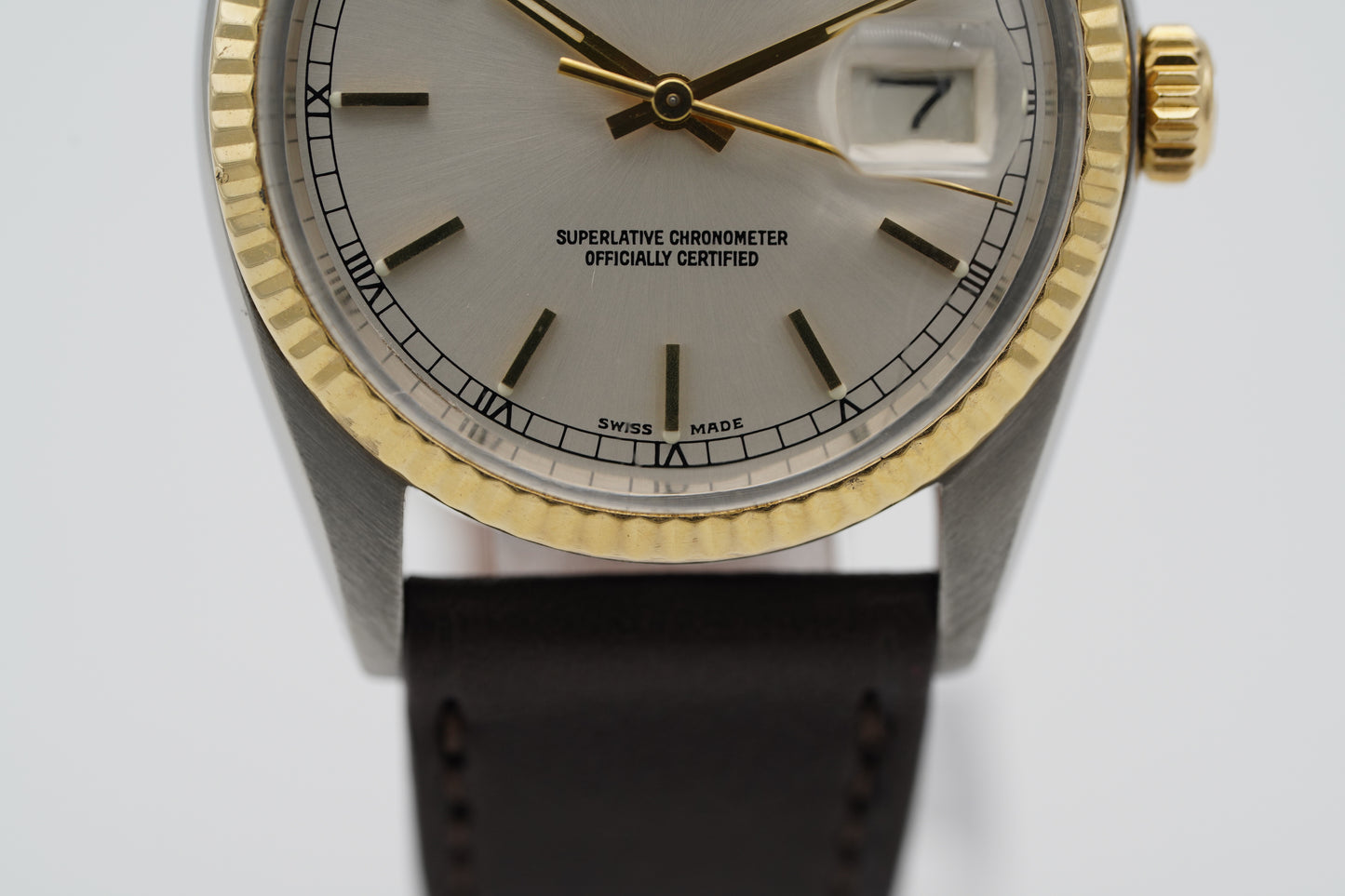 Rolex Datejust 36 Bicolor 16013 Silber 1978