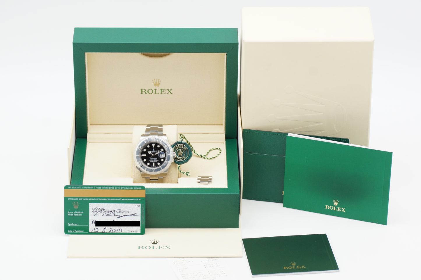 Rolex Submariner Date 116610LN Schwarz NEU Full-Set 2019 NOS LC100