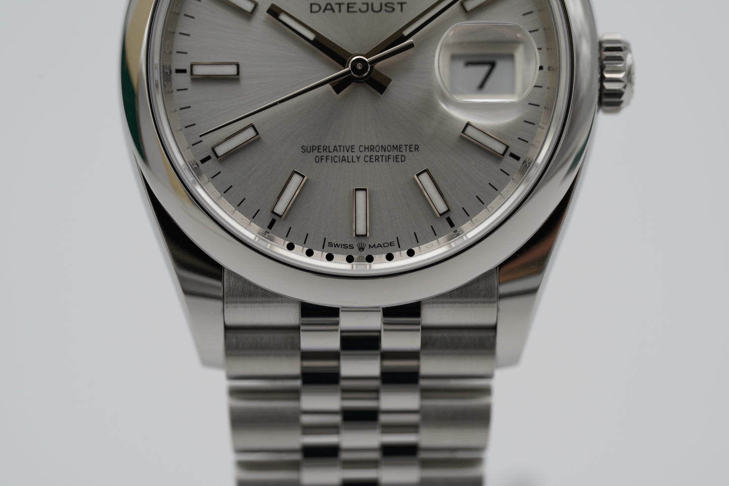 Rolex Datejust 36 Silber 126200 Full-Set 2024 NOS/ungetragen DE
