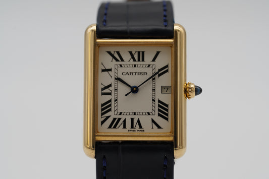 Cartier Tank Louis 18K Gelbgold W1529756 Box/Papiere 2003 DE