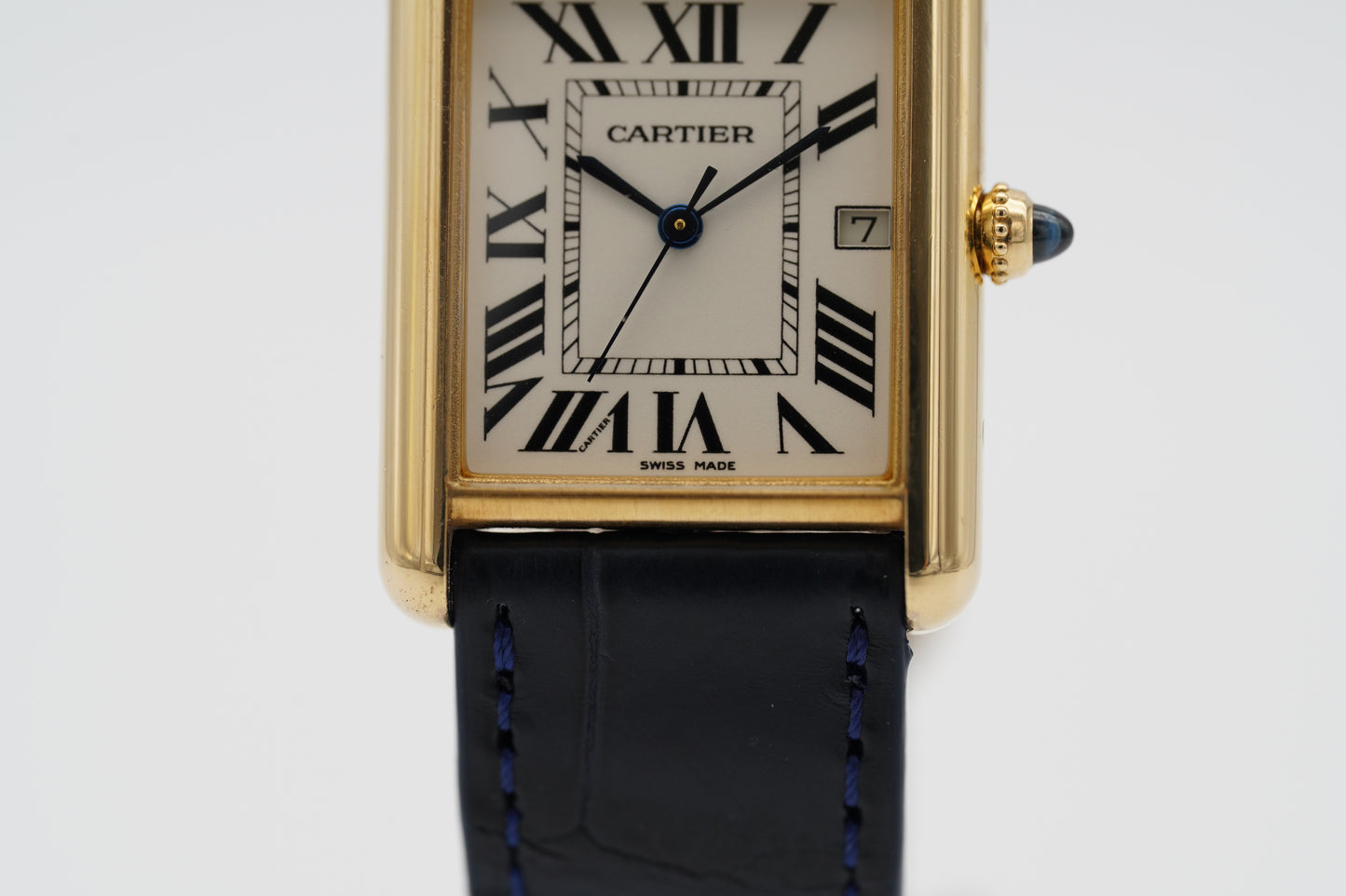 Cartier Tank Louis 18K Gelbgold W1529756 Box/Papiere 2003 DE