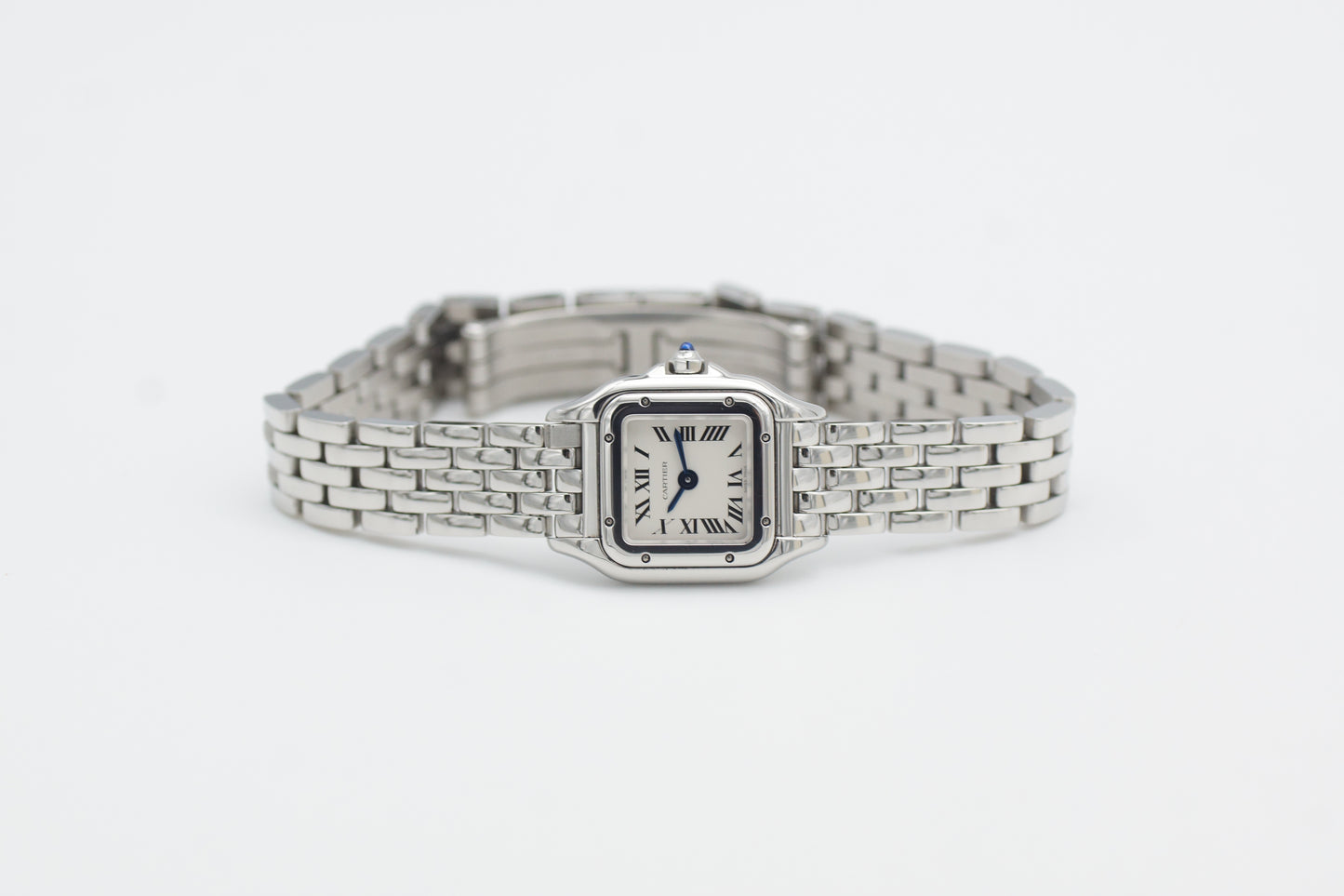 Cartier Panthere Mini Stahl WSPN0019 Weiß Quartz Box/Papiere 2019