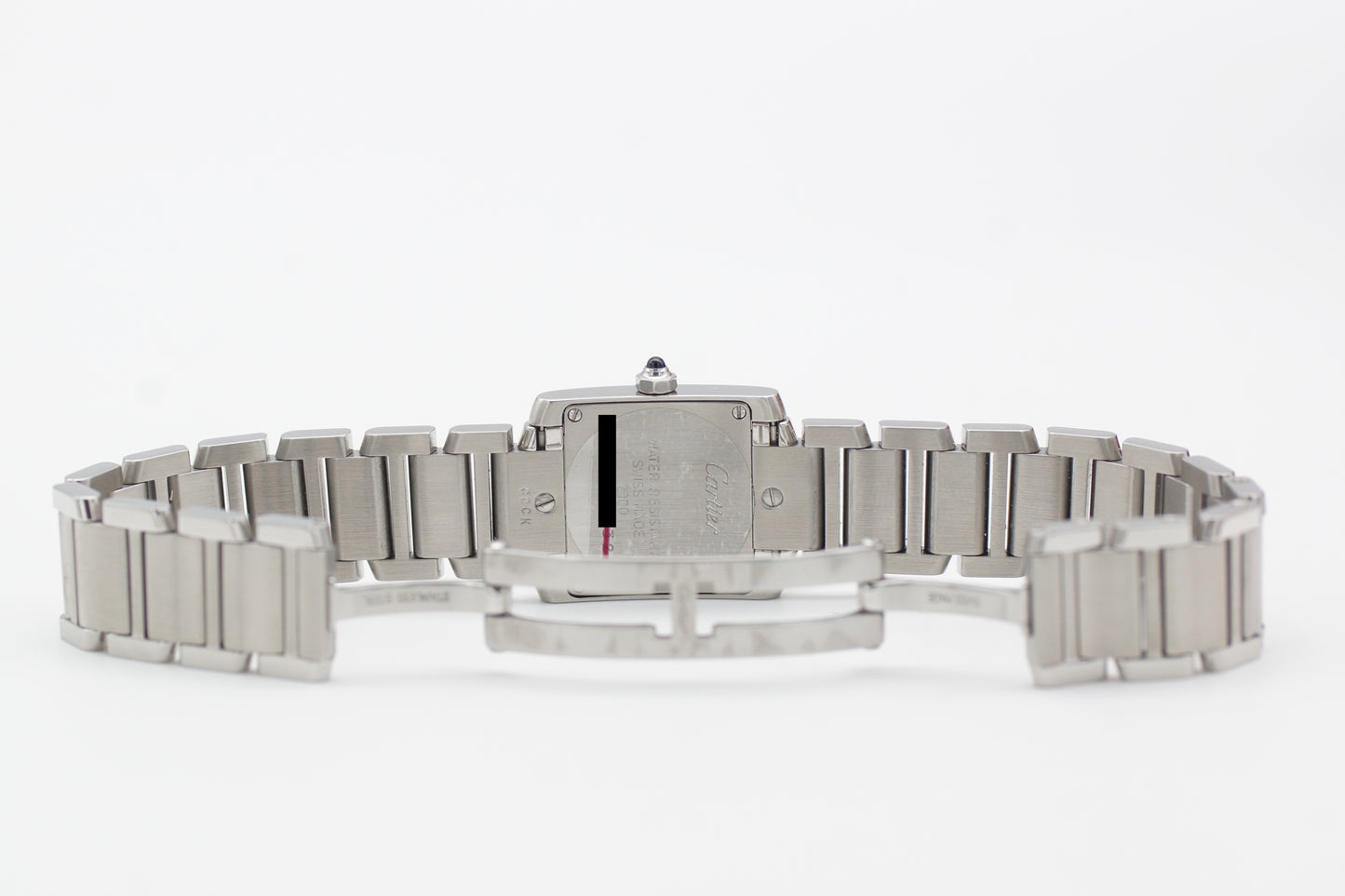 Cartier Tank Française Small W51008Q3 Weiß Full-Set 1998
