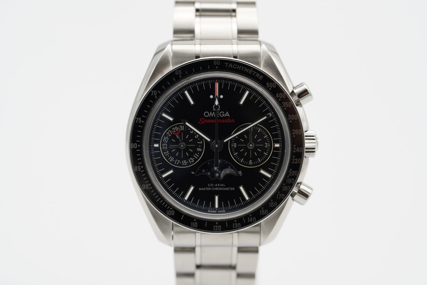 Omega Speedmaster Moonwatch Moonphase 44 304.30.44.52.01.001 2019 Full-Set
