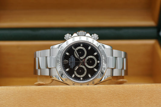 Rolex Daytona 116520 Schwarz Full-Set 2006 LC100