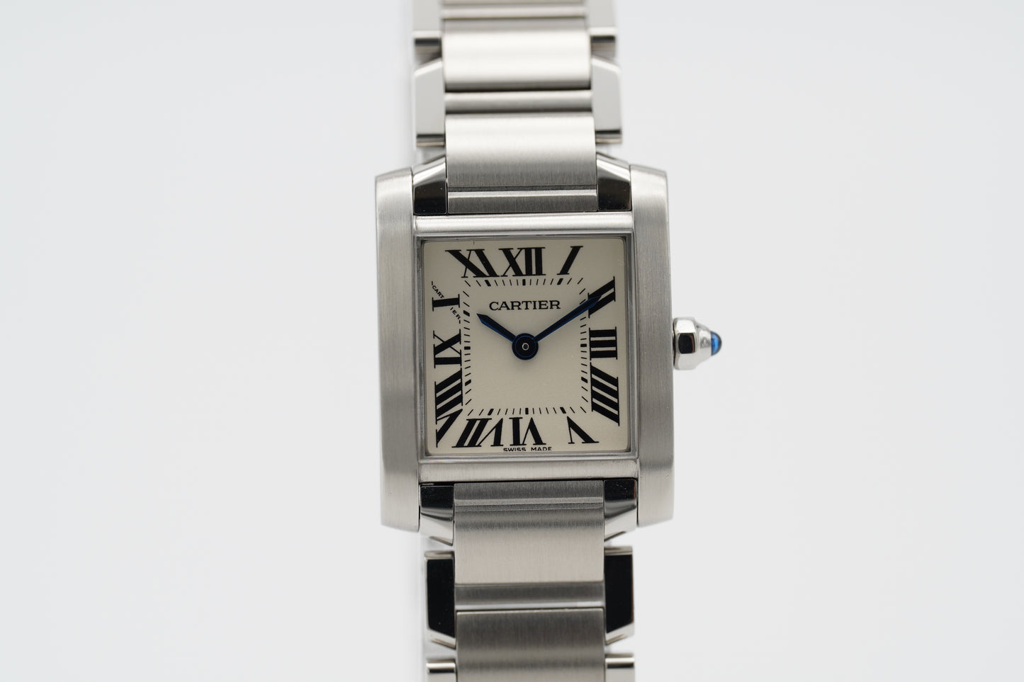 Cartier Tank Française Small W51008Q3 2384 Silber 2008