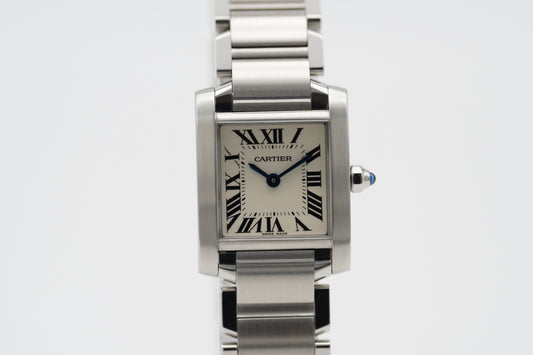 Cartier Tank Française Small W51008Q3 2384 Silber 2008