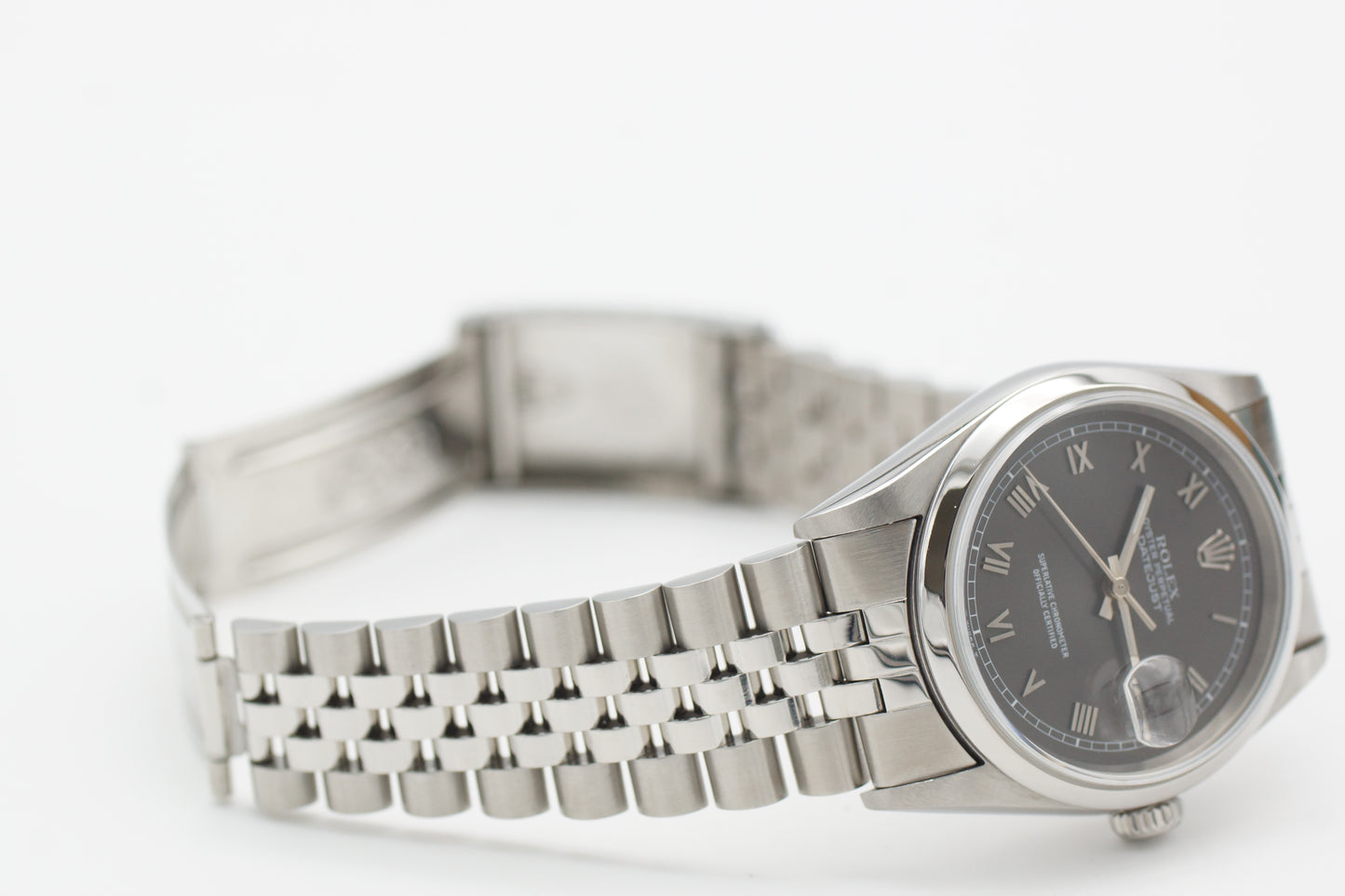Rolex Datejust 36 Grau 16200 Full-Set 1996